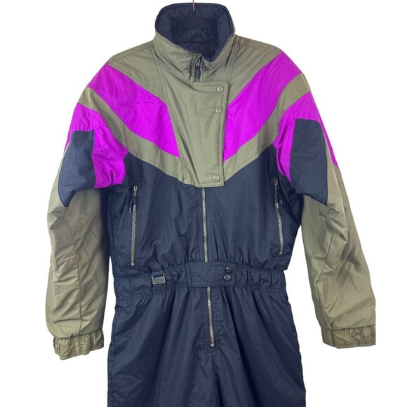 Vintage 90's Retro Stagsport Ski Snow Suit Women's Color Block